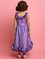 cheap Flower Girl Dresses-Princess Tea Length Flower Girl Dress Cute Prom Dress Taffeta with Sash / Ribbon Fit 3-16 Years