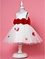 Χαμηλού Κόστους Λουλουδάτα φορέματα για κορίτσια-Πριγκίπισσα Μέχρι τον αστράγαλο Φόρεμα για Κοριτσάκι Λουλουδιών Γαμήλιο Πάρτι Χαριτωμένο φόρεμα χορού Σιφόν με Ζώνη / Κορδέλα Κατάλληλο 3-16 ετών