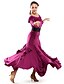 baratos Roupa de Dança de Salão-Dança de Salão Roupa Mulheres Treino Viscose Fru-Fru Manga 3/4 Natural / Dança Moderna / Salão de Baile