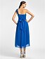 Χαμηλού Κόστους Φορέματα ειδικών περιστάσεων-Ίσια Γραμμή Mini Me Φόρεμα Ασύμμετρο Αμάνικο Ένας Ώμος Σιφόν με Ζώνη / Κορδέλα Χιαστί Πιασίματα 2023