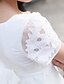 cheap Flower Girl Dresses-Princess Knee Length Flower Girl Dress First Communion Cute Prom Dress Tulle with Lace Fit 3-16 Years