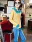 cheap Women&#039;s Sweaters-Women&#039;s Yellow Pullover , Casual Long Sleeve