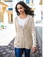 cheap Women&#039;s Tops-Women&#039;s Street chic Cardigan - Solid Colored, Hole