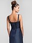 cheap Bridesmaid Dresses-Sheath / Column Straps Floor Length Taffeta Bridesmaid Dress with Ruched / Flower