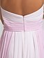 cheap Bridesmaid Dresses-Sheath / Column Sweetheart Neckline Floor Length Chiffon Bridesmaid Dress with Ruched / Draping / Side Draping
