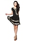 levne Oblečení na latinskoamerické tance-Dancewear viskóza a Satin Latin Dance Oblečení pro ženy (více barev)