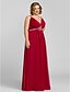 cheap Evening Dresses-A-Line Minimalist Elegant Prom Formal Evening Dress Spaghetti Strap Sleeveless Floor Length Chiffon with Ruched Beading 2022