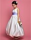 cheap Flower Girl Dresses-Princess Ankle Length Flower Girl Dress Cute Prom Dress Satin with Sash / Ribbon Fit 3-16 Years