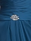 cheap Mother of the Bride Dresses-Sheath / Column Mother of the Bride Dress Vintage Inspired Jewel Neck Floor Length Satin Chiffon Sleeveless with Beading 2023