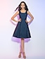 cheap Special Occasion Dresses-A-Line / Fit &amp; Flare Straps Knee Length Taffeta Cocktail Party Dress with Draping by TS Couture®