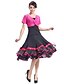 Недорогие Одежда для латинских танцев-Танцевальная одежда вискоза танца наряды для дам (другие цвета)