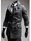 abordables Manteaux &amp; Vestes Homme-DAYD concurrentiel Corne Bouton Tweed Coat (gris)