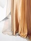 cheap Evening Dresses-Sheath / Column Elegant Prom Formal Evening Military Ball Dress Straps Sleeveless Floor Length Chiffon Tulle Stretch Satin with Pleats Beading Side Draping 2020