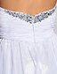 cheap Special Occasion Dresses-Sheath / Column Sweetheart Neckline Floor Length Chiffon / Sequined Dress with Beading / Sequin / Ruched by TS Couture®