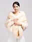 cheap Wraps &amp; Shawls-Shawls Faux Fur Party Evening / Casual Wedding  Wraps / Fur Wraps With Smooth / Fur