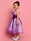 cheap Flower Girl Dresses-Princess Knee Length Flower Girl Dress Wedding Party Cute Prom Dress Polyester with Fit 3-16 Years