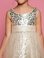 cheap Flower Girl Dresses-Princess Tea Length Flower Girl Dress Cute Prom Dress Tulle with Ruched Fit 3-16 Years