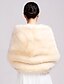 cheap Wraps &amp; Shawls-Shawls Faux Fur Party Evening / Casual Wedding  Wraps / Fur Wraps With Smooth / Fur