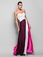 cheap Evening Dresses-A-Line Empire Holiday Prom Dress Sweetheart Neckline Sleeveless Floor Length Chiffon with Split Front 2022