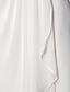 cheap Wedding Dresses-Sheath / Column Wedding Dresses Sweetheart Neckline Sweep / Brush Train Chiffon Strapless Casual Vintage Sparkle &amp; Shine with Beading Criss-Cross 2021