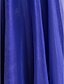 Χαμηλού Κόστους Φορέματα ειδικών περιστάσεων-Γραμμή Α Ένας Ώμος Μακρύ Οργάντζα Χοροεσπερίδα / Επίσημο Βραδινό Φόρεμα με Κρυστάλλινη λεπτομέρεια / Πιασίματα με TS Couture®