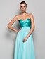 cheap Prom Dresses-Ball Gown Beaded &amp; Sequin Prom Formal Evening Military Ball Dress Strapless Sweetheart Neckline Sleeveless Floor Length Chiffon Sequined with Draping 2020