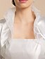 cheap Wraps &amp; Shawls-Long Sleeve Coats / Jackets Satin / Tulle Party Evening Wedding  Wraps With