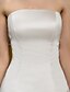 cheap Wedding Dresses-Ball Gown Strapless Sweep / Brush Train Satin Strapless Vintage Backless Made-To-Measure Wedding Dresses with Pick Up Skirt 2020