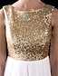 cheap Special Occasion Dresses-A-Line Jewel Neck Short / Mini Chiffon / Sequined Sparkle &amp; Shine Cocktail Party Dress with Sequin by TS Couture®