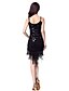 cheap Latin Dancewear-Latin Dance Dresses Women&#039;s Polyester Sequins / Tassel(s)