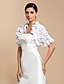 cheap Wraps &amp; Shawls-Short Sleeve Coats / Jackets Chiffon Wedding / Party Evening / Casual Wedding  Wraps With