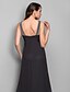 cheap Evening Dresses-Ball Gown Open Back Dress Formal Evening Military Ball Sweep / Brush Train Sleeveless Scoop Neck Chiffon with Pleats Split Front 2023