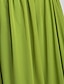 abordables Robes de bal de promo-Trapèze Elégant Fête scolaire robe ceremonie Robe Coeur Sans Manches Longueur Sol Mousseline de soie avec Plissé Billes 2021