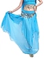 cheap Belly Dancewear-Belly Dance Skirt Coin Beading Draping Women&#039;s Training Natural Chiffon / Ballroom