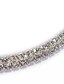 abordables Collares-Aleación preciosa con diamantes de imitación collar de la boda nupcial