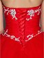 זול שמלות לאירועים מיוחדים-נשף גב פתוח סגנון חמוד חגים סיום לימודים מסיבת קוקטייל שמלה לב (סוויטהארט) ללא שרוולים קצר \ מיני אורגנזה טול עם חרוזים אפליקציות 2021