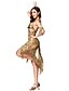 levne Oblečení na latinskoamerické tance-Dancewear Fabric Latin Dance šaty pro dámy
