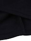 abordables Robes de Travail-Femme Travail Sophistiqué Mi-long Mince Gaine Robe Bloc de Couleur Bleu &amp; blanc Printemps Automne Hiver Violet Écran couleur Bleu royal L XL XXL Manches Courtes