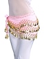 abordables Accessoires de Danse-Danse du ventre Echarpe de hanche de danse du ventre Femme Entraînement Mousseline de soie