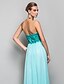 cheap Prom Dresses-Ball Gown Beaded &amp; Sequin Prom Formal Evening Military Ball Dress Strapless Sweetheart Neckline Sleeveless Floor Length Chiffon Sequined with Draping 2020