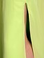 abordables Robes d&#039;Occasions Spéciales-Robe Fête scolaire Fourreau / Colonne Dos Nu Longueur Sol Col Haut Sans Manches Mousseline de soie Avec Drapée