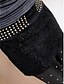 Недорогие Юбки-Черное кружево ИННА женской талии бисера короткое платье