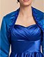 preiswerte Bolero und Tücher-Satin Hochzeit / Party / Normal Hochzeit Wraps Mit Paillette Mäntel / Jacken