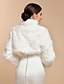 cheap Wraps &amp; Shawls-Long Sleeve Coats / Jackets Faux Fur Wedding / Party Evening / Casual Wedding  Wraps / Fur Wraps With