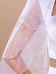 Недорогие Свадебные вуали-Два слоя Свадебные вуали Фата до кончиков пальцев с Тюль Платье-трапеция, бальное платье, платье-принцесса, платье-чехол, платье-русалка