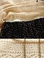 halpa Naisten mekot-Naisten Puuvilla A-linja Mekko - Polka Dot / Color Block, Röyhelö Reisipituinen
