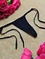 cheap Panties-Women&#039;s Cotton Super Sexy G-strings &amp; Thongs Panties / Ultra Sexy Panty Solid Colored Low Waist White Black Purple One-Size