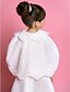 preiswerte Bolero und Tücher-Pelzumhänge / Kinder Boleros Kleine Umhänge Ärmellos Webpelz Elfenbein Hochzeit / Party / Freizeit Gefaltete Kragen Mehr Spitze Ja