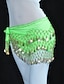 cheap Belly Dancewear-Belly Dance Hip Scarf Coin Sequin Women&#039;s Training Chiffon / Ballroom Gold Coin Belt