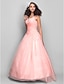 cheap Special Occasion Dresses-Ball Gown Open Back Dress Prom Formal Evening Floor Length Sleeveless Straps Organza with Criss Cross Ruched Beading 2023